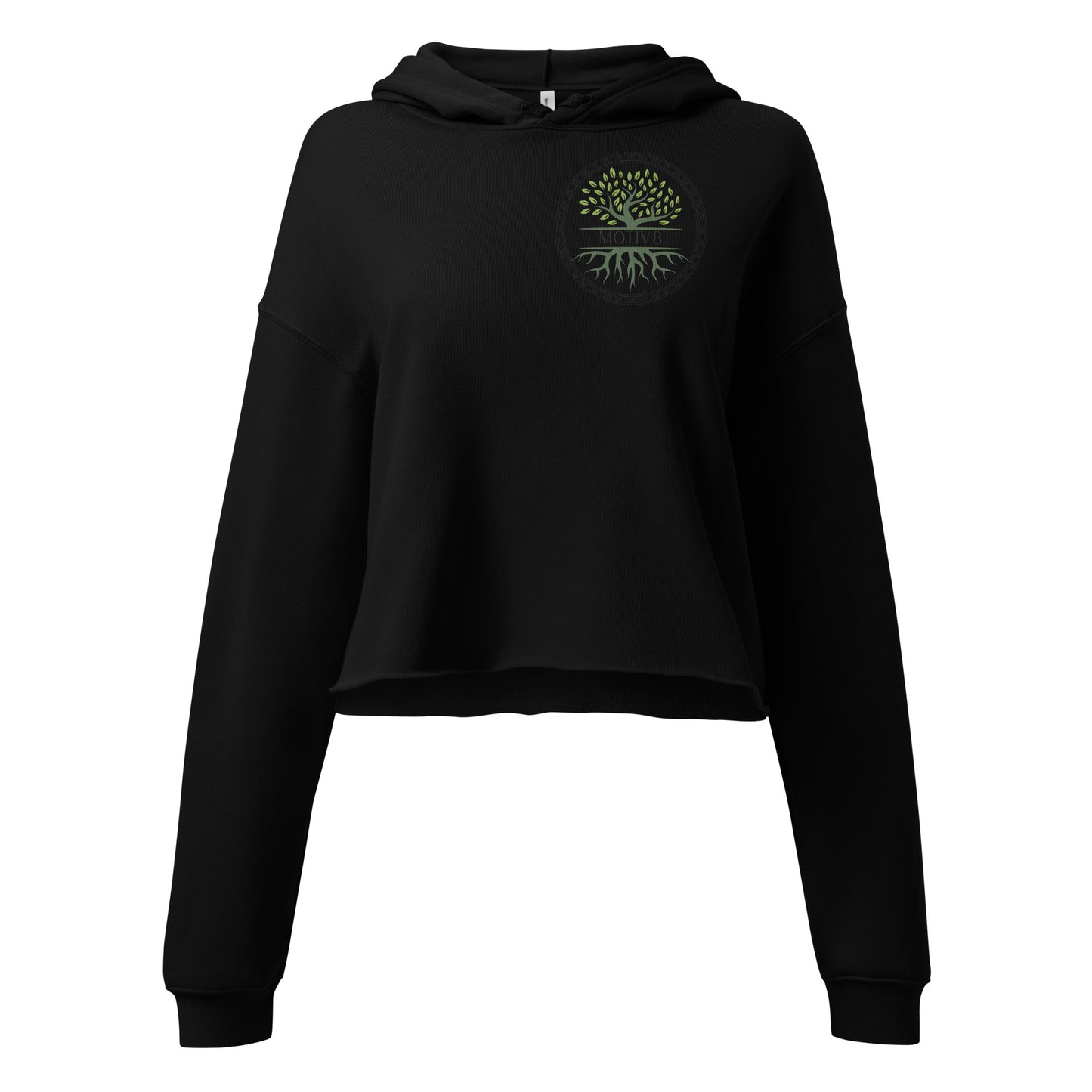 Graphic Crop Hoodie