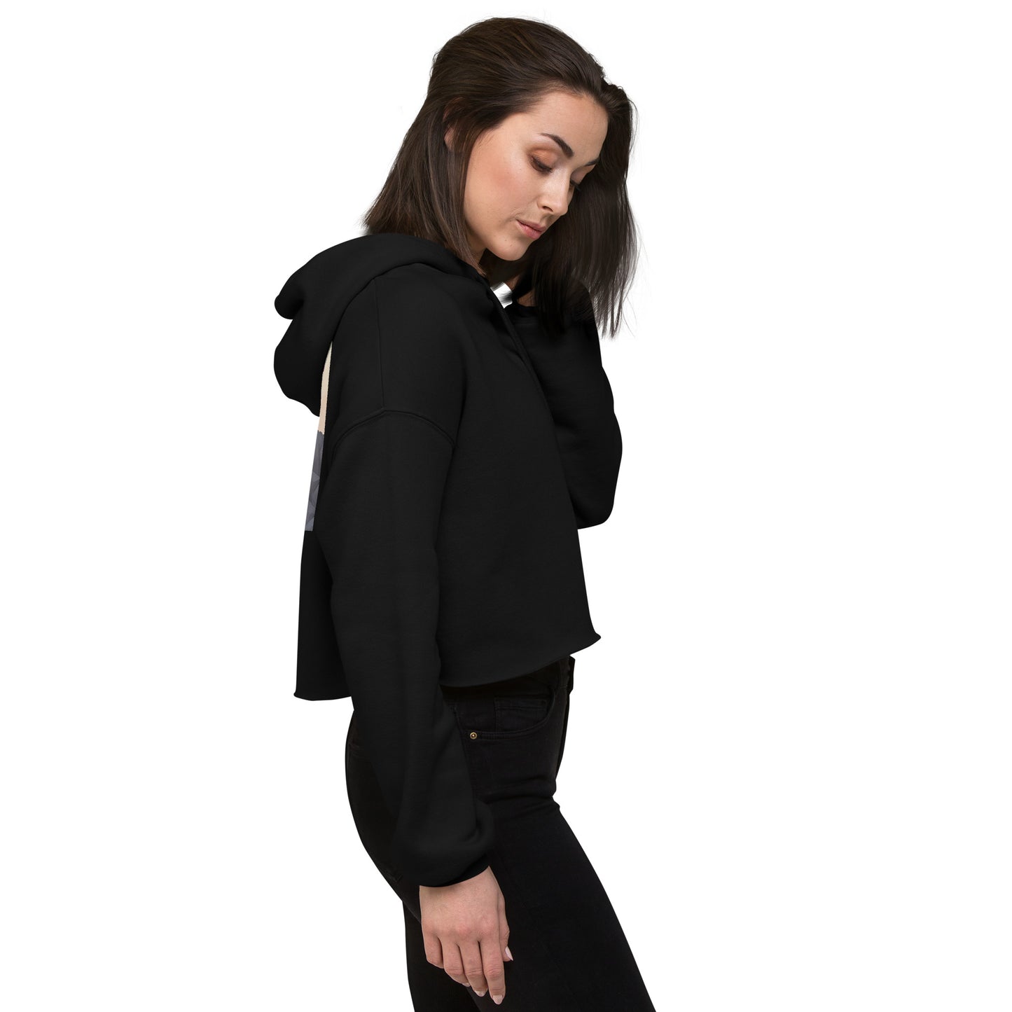 Graphic Crop Hoodie