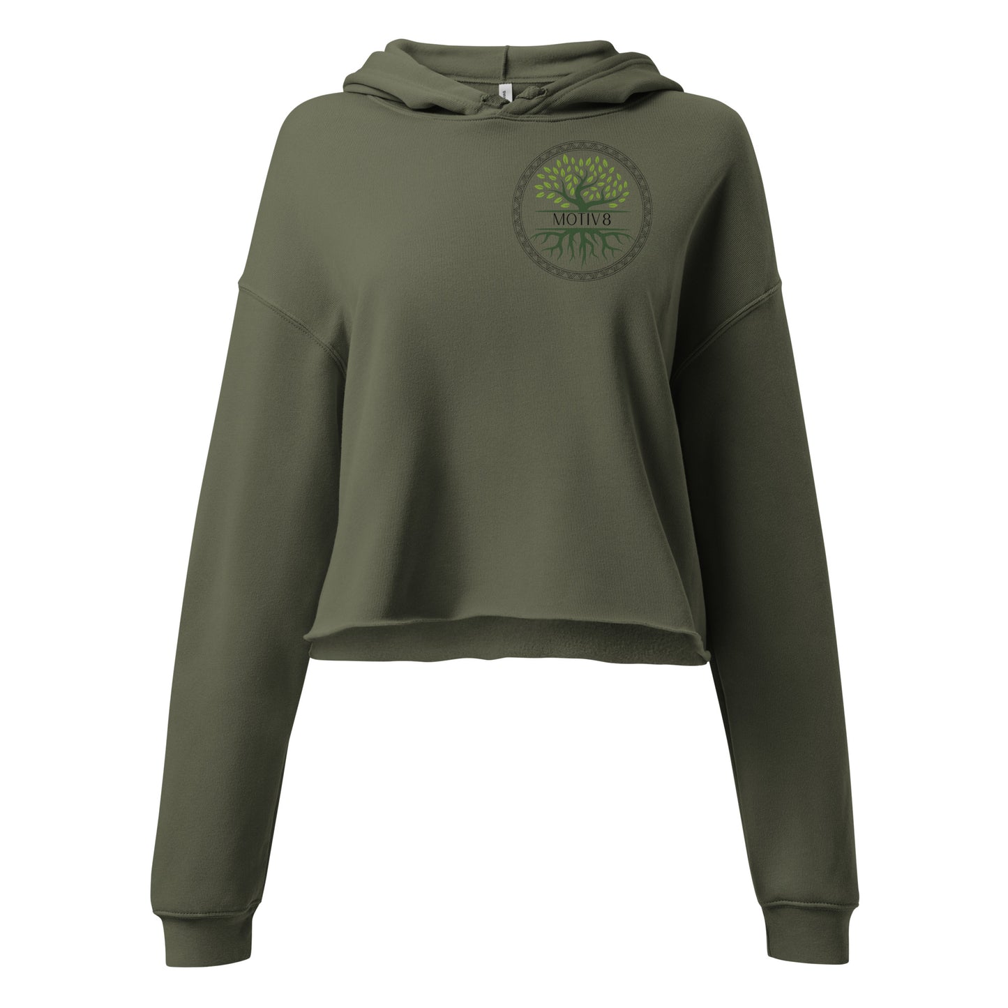 Graphic Crop Hoodie