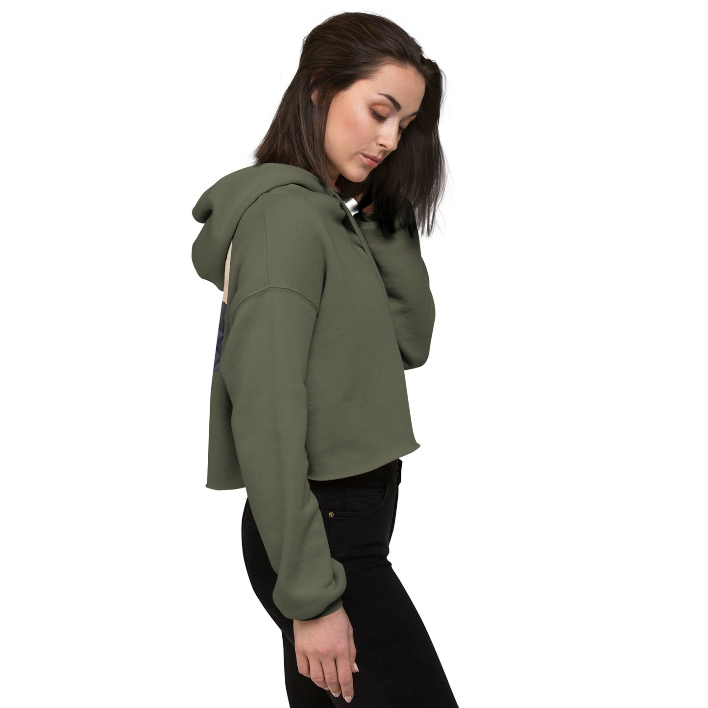 Graphic Crop Hoodie