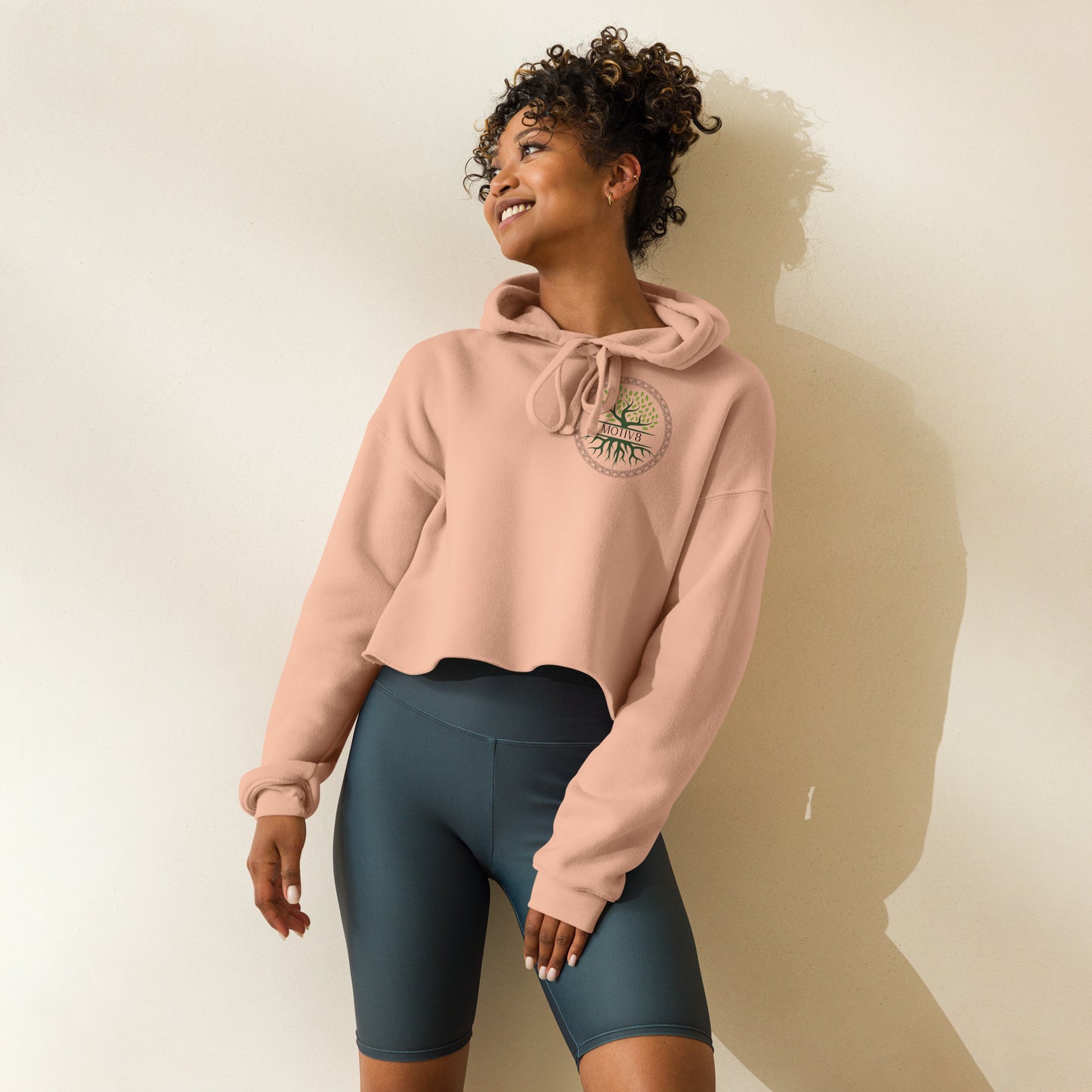 Graphic Crop Hoodie
