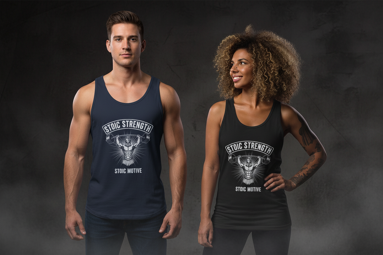 Duet - Male navy + Female black, dark gym