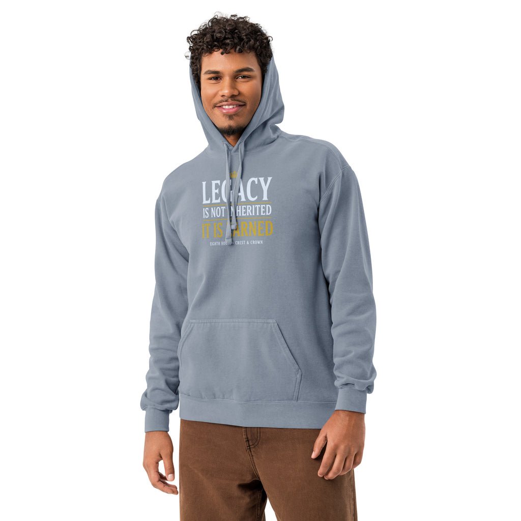 Legacy Is Earned Hoodie — Crest & Crown | Eighth House