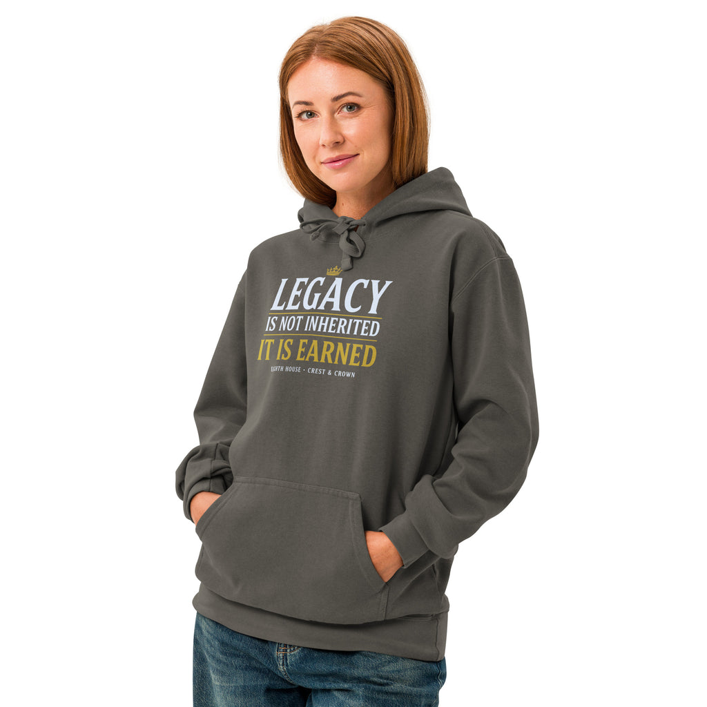 Legacy Is Earned Hoodie — Crest & Crown | Eighth House