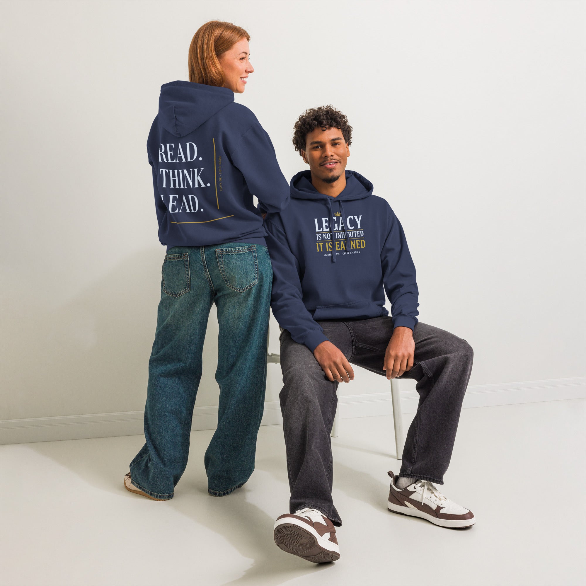 Legacy Is Earned Hoodie — Crest & Crown | Eighth House