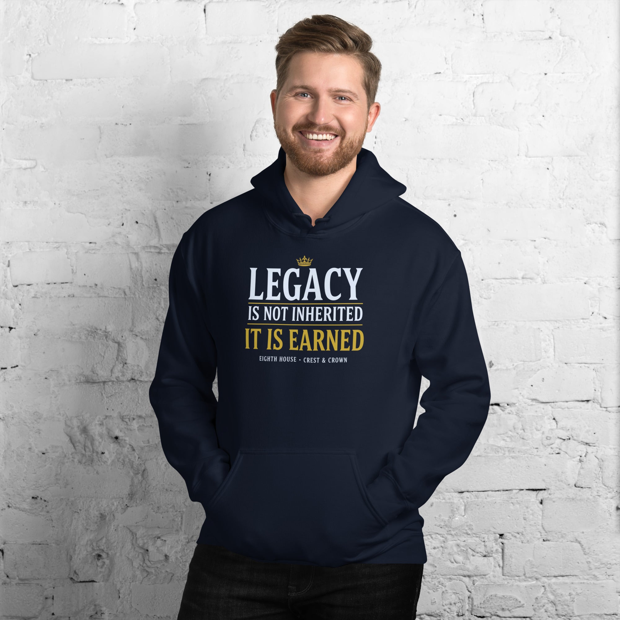 Legacy Hoodie — Crest & Crown | Eighth House