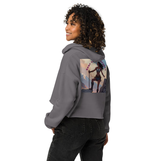 Graphic Crop Hoodie